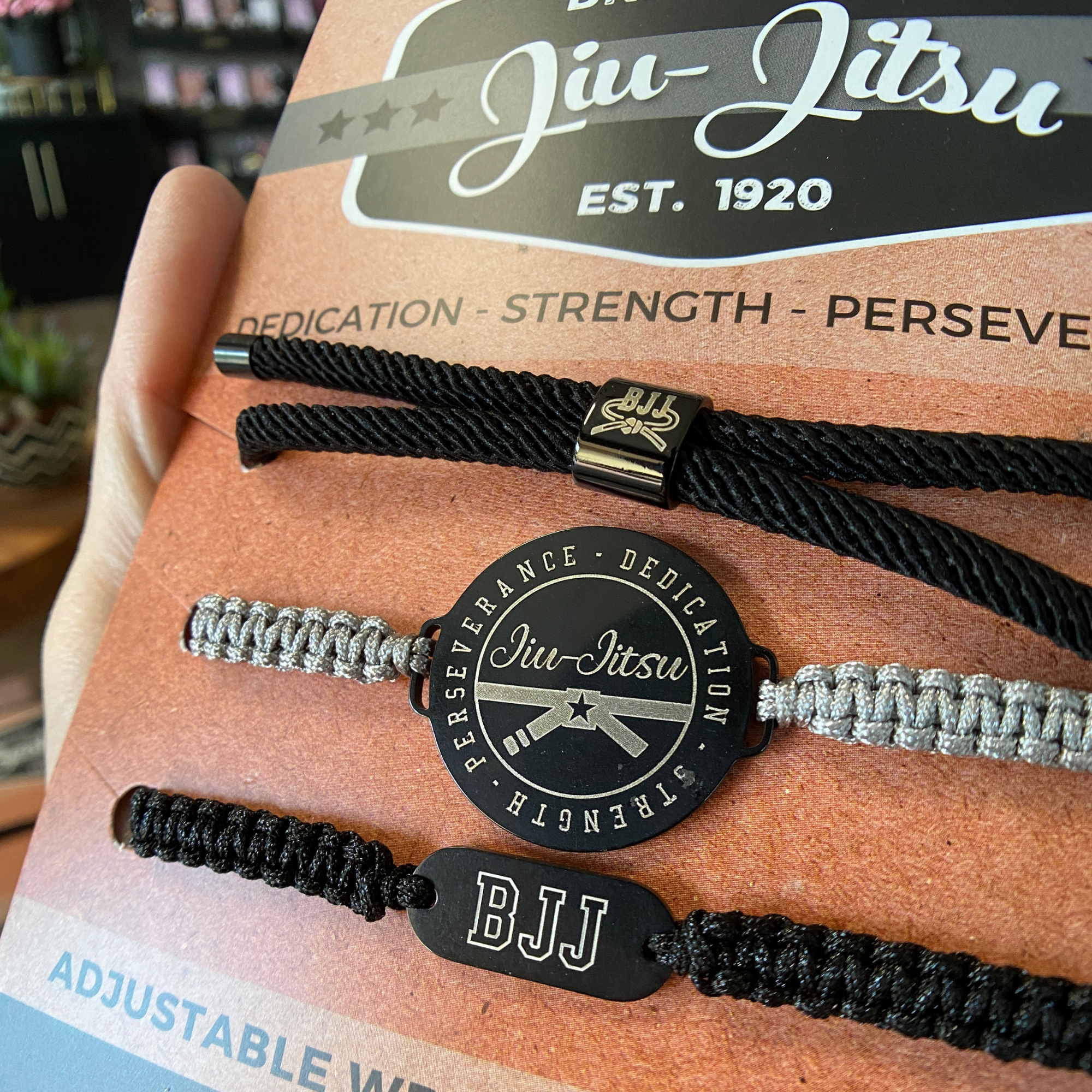 KUIYAI Portachiavi Jiu-Jitsu Brasiliano: Regalo Per Amanti BJJ, In Acciaio Inox, Con Sacchetto Di Velluto